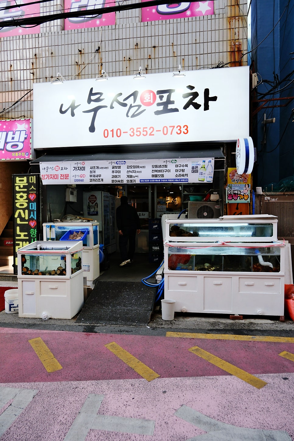 부산 영도 현지인 추천 숨은 맛집: 나무섬포차의 자연산 가자미회 경험기